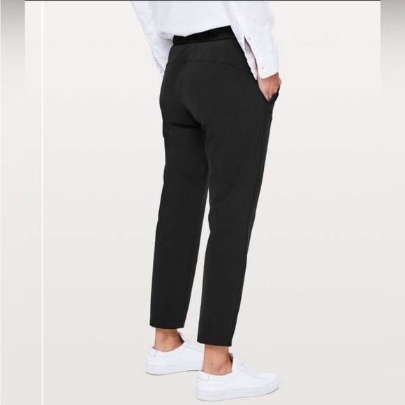 LULULEMON Black Drawstring on the fly Pants - Picture 3 of 12